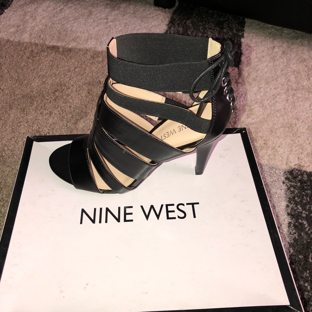 Nine West black heel